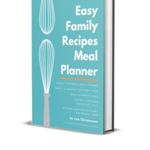 Weekly Meal Planner Ebook