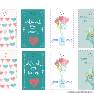 Printable Heart Tags