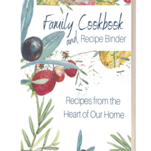 Recipe Binder and Family Cookbook Printables