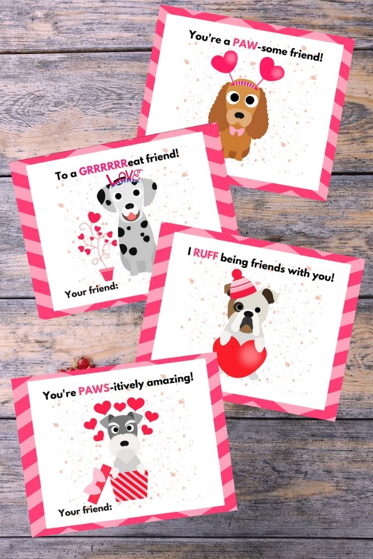 Puppy Valentine's Day Cards