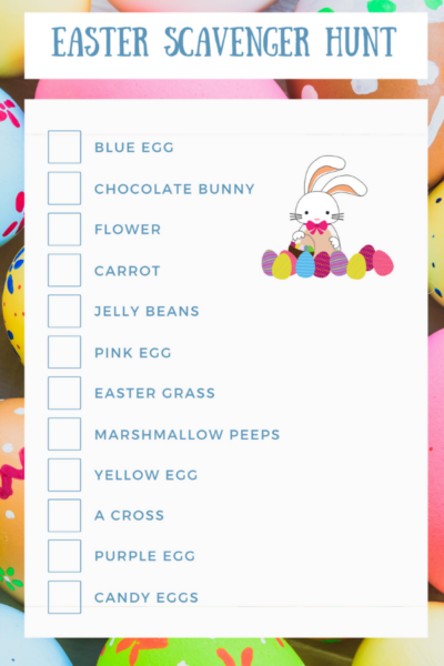 Easter Egg Hunt Printable