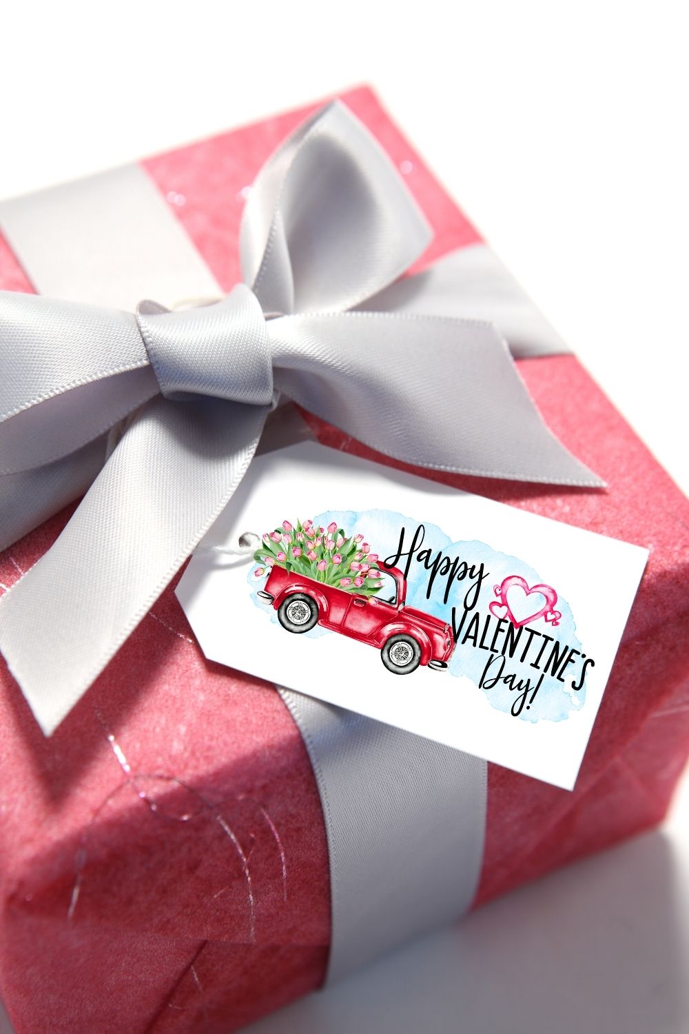 Red Truck Gift Tags - 3 Different Designs Included