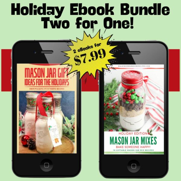 Holiday Mason Jar Mixes bundle featured cell phones photo.