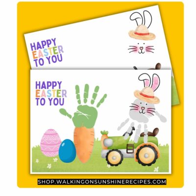 featured fingerprint and handprint Easter craft.