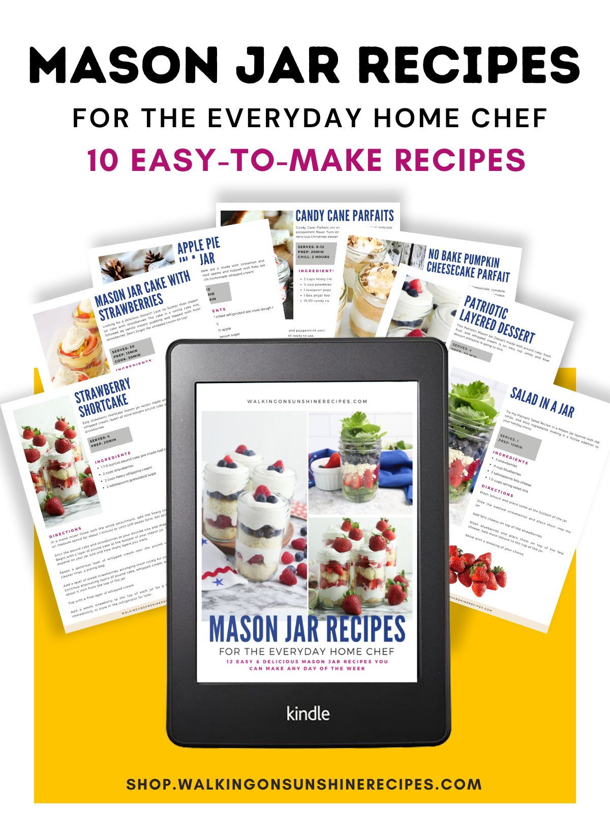 Maason Jar ebook promo.