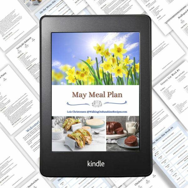 May Meal Plan tablet.