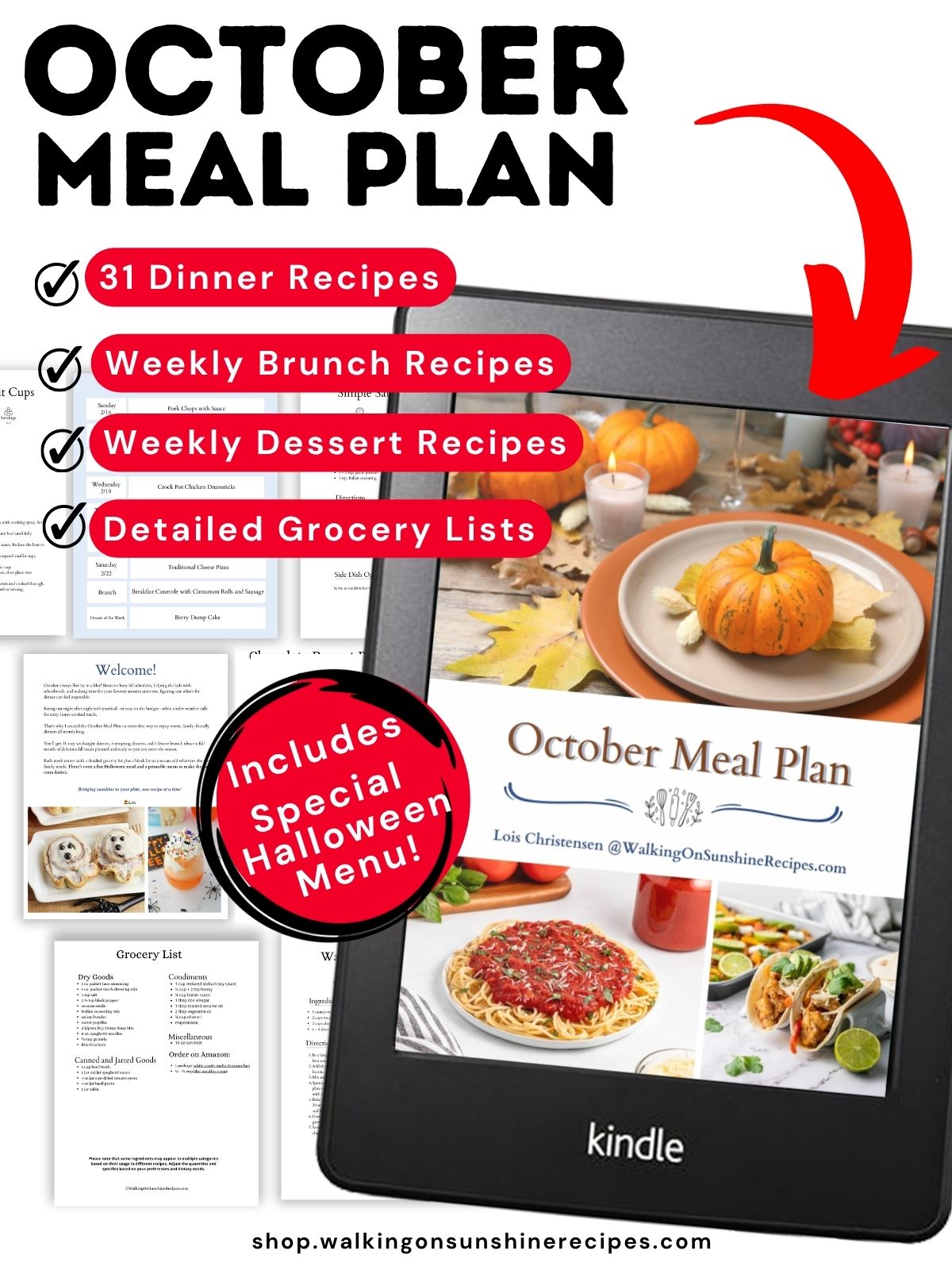 promo photo for October Meal Plan.