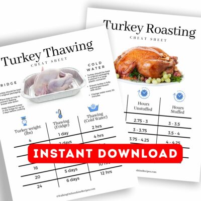 featured photo for turkey cheat sheets.