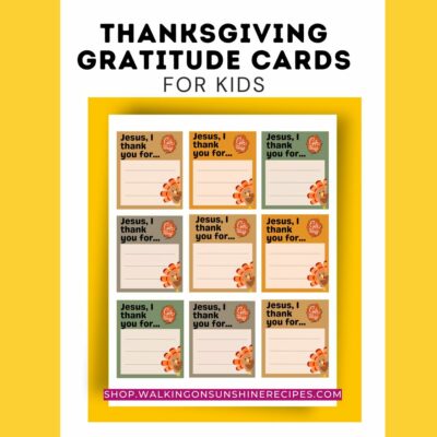 Jesus I thank you for cards for kids.