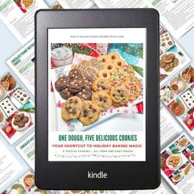 featured photo for one dough christmas cookies ebook.